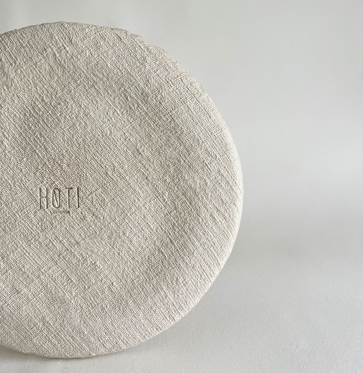 unique textured handmade ceramic beige matte dinner plate, dinnerware set