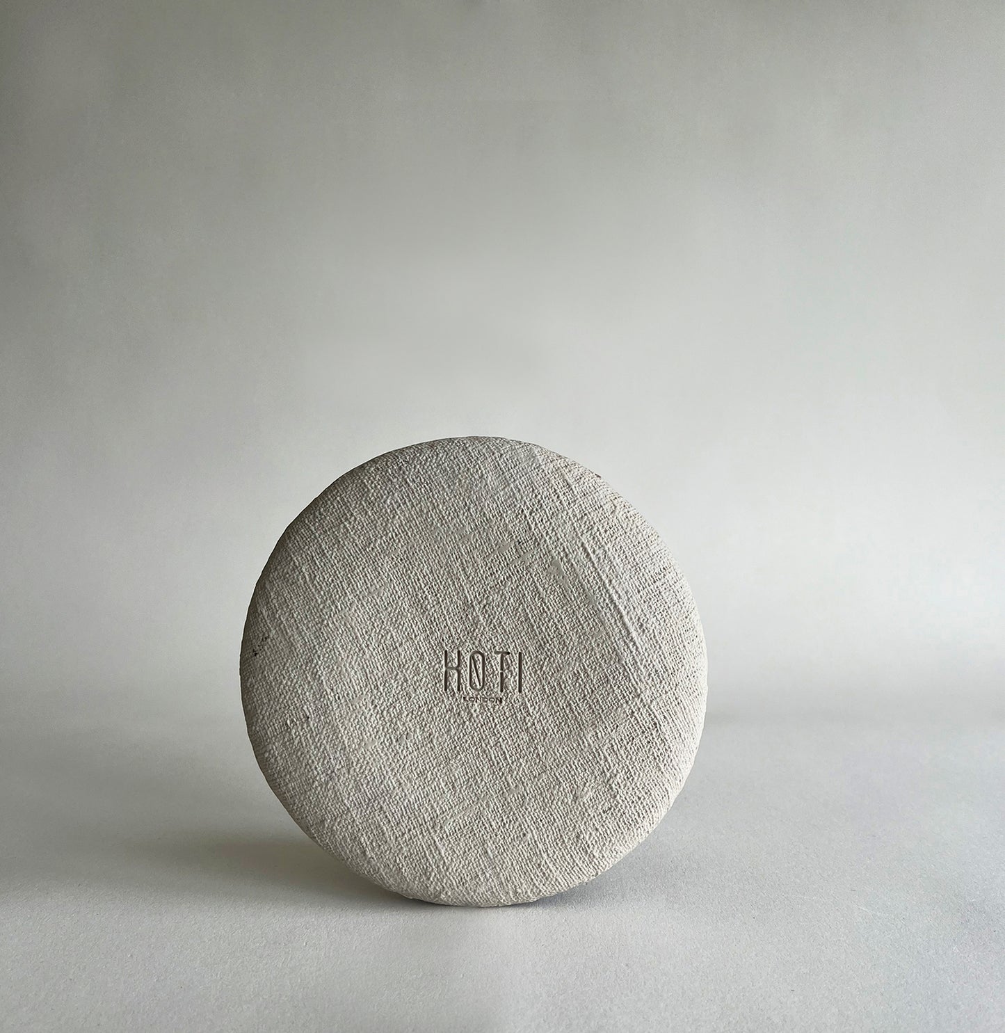 beige matte textured handcrafted ceramic appetizer plate, starter plate