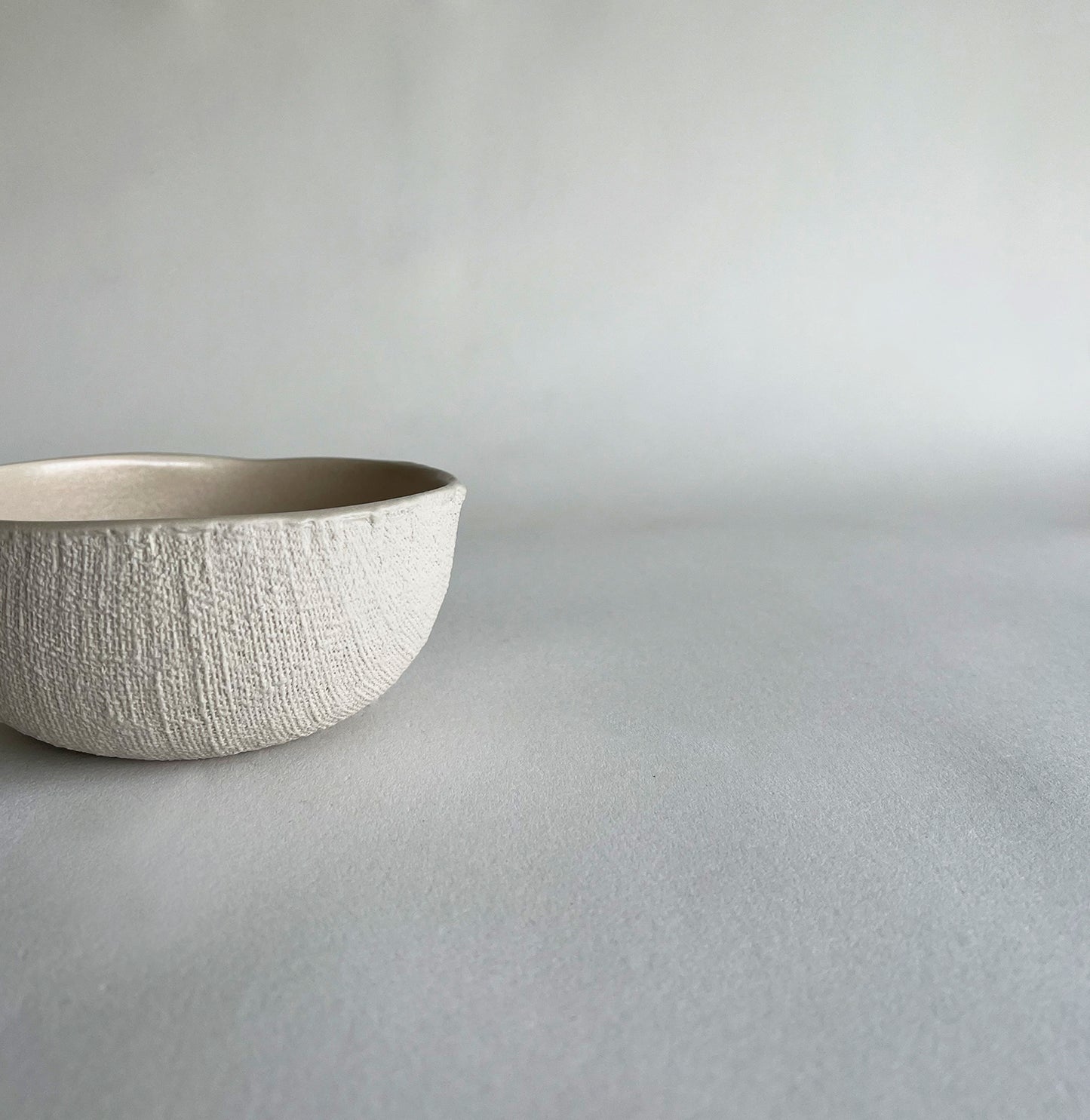 beige textured handcrafted ceramic bowl, stoneware bowl, soup bowl, breafast bowl