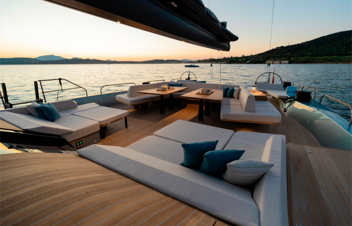 yacht interior design handmade ceramics
